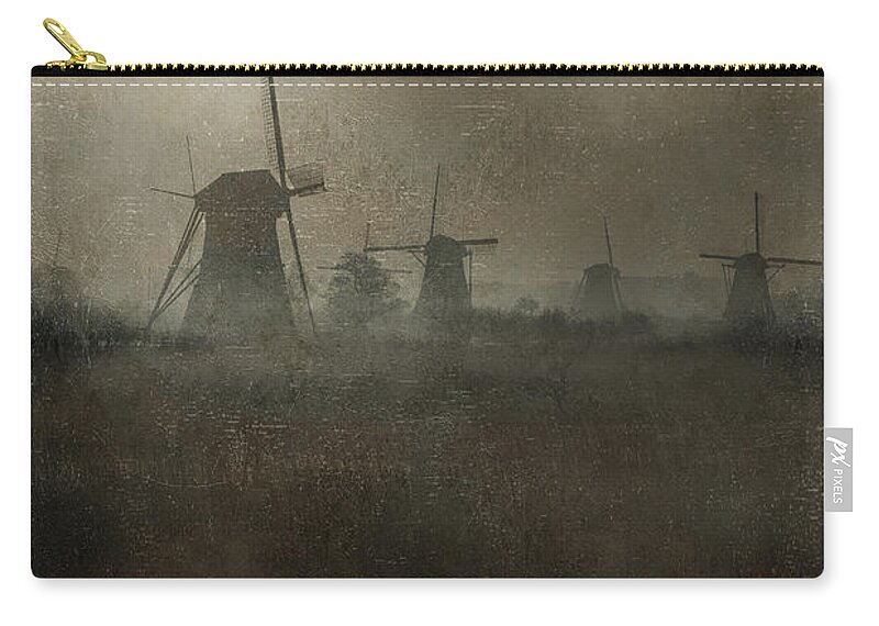 Mill Zip Pouch featuring the photograph Windmills #1 by Joana Kruse