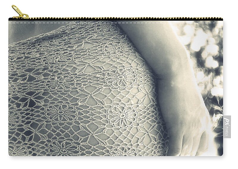 Art Carry-all Pouch featuring the photograph Woman by Stelios Kleanthous