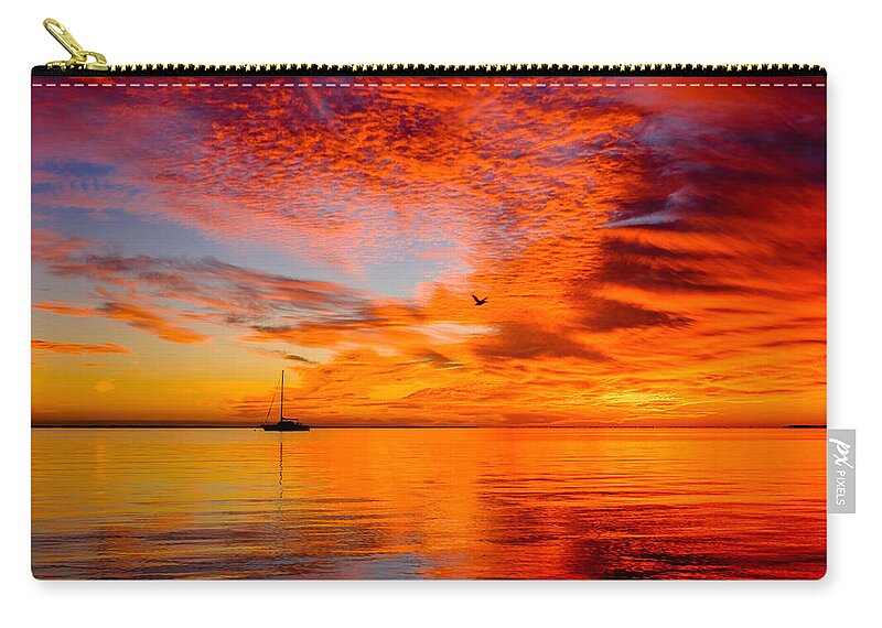 Florida Carry-all Pouch featuring the photograph Florida Keys by Raul Rodriguez