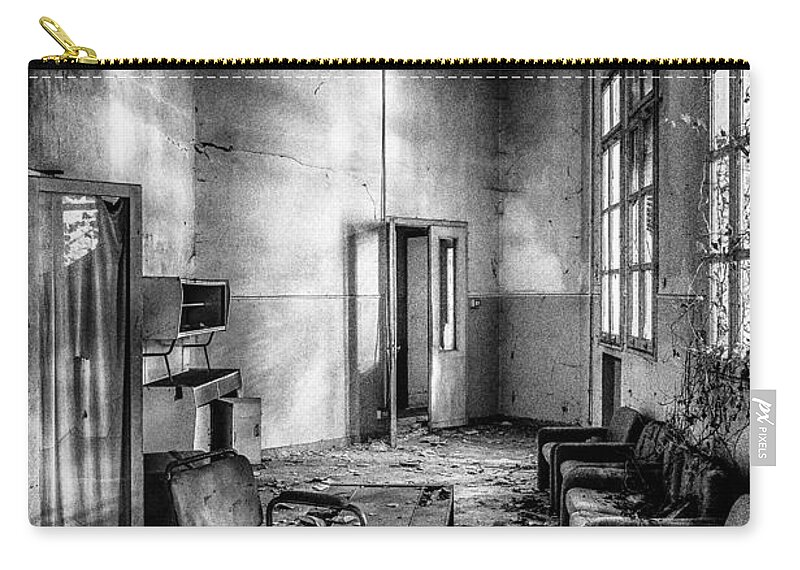 Abandoned Carry-all Pouch featuring the photograph This is the way step inside by Traven Milovich