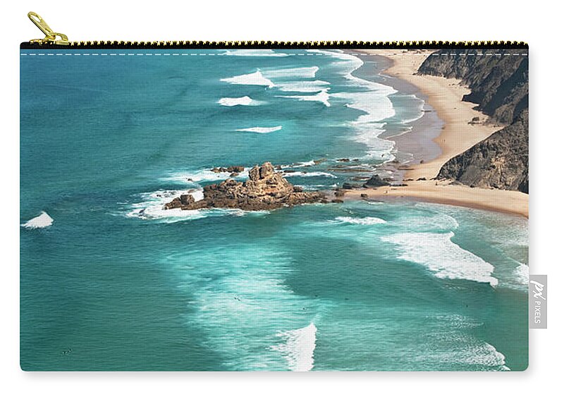 Algarve Zip Pouch featuring the photograph Portugal, Algarve, Sagres, View Of #13 by Westend61