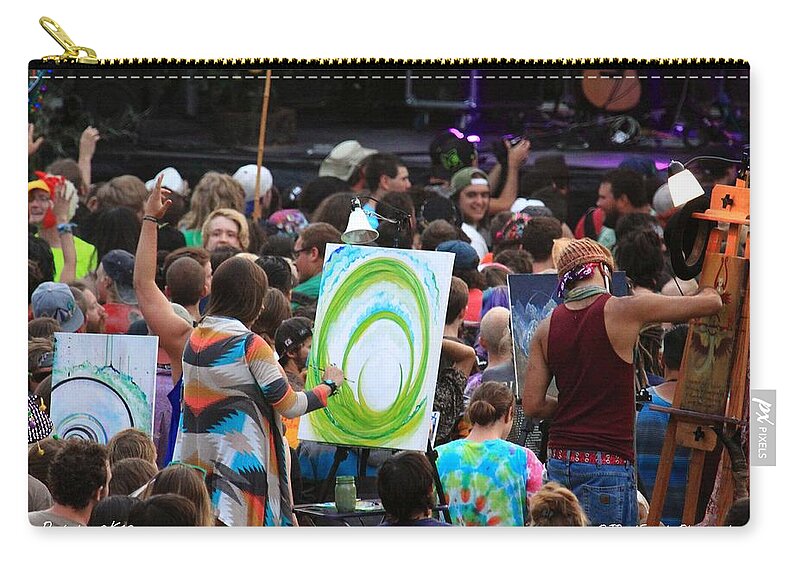 Rootwire Music And Arts Festival 2k13 Zip Pouch featuring the photograph Rw2k13 #137 by PJQandFriends Photography