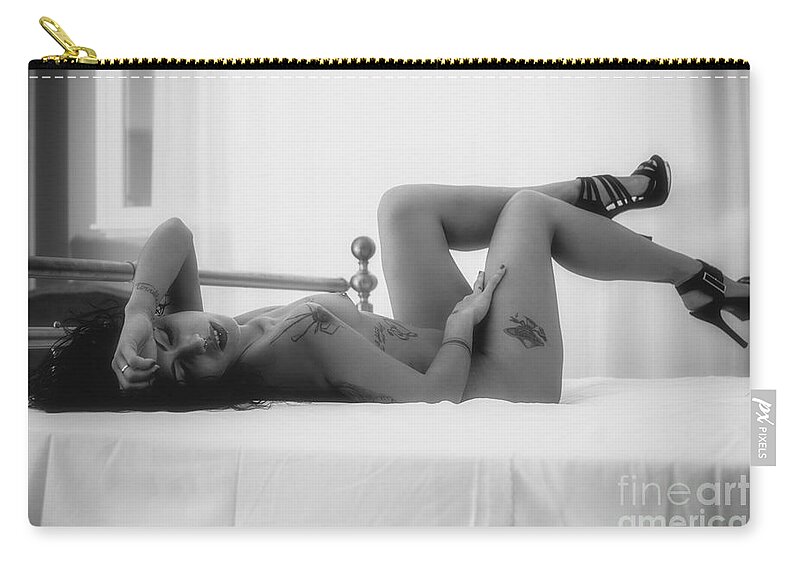Adult Carry-all Pouch featuring the photograph Silvia by Traven Milovich