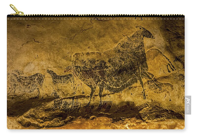 Aurochs Zip Pouch featuring the photograph 140420p240 by Arterra Picture Library