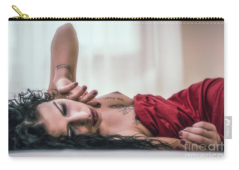 Adult Carry-all Pouch featuring the photograph Silvia by Traven Milovich