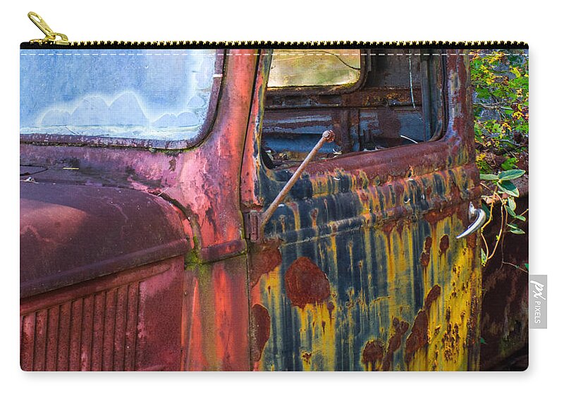 1930s Zip Pouch featuring the photograph 1930s Pickup Truck by Douglas Barnett