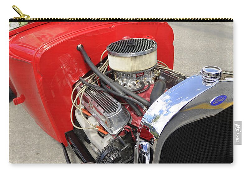 Vintage Zip Pouch featuring the photograph 1931 Ford Model A Classic by Brenda Kean