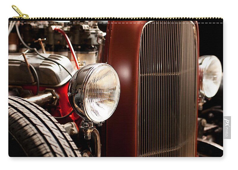 Hotrod Carry-all Pouch featuring the photograph 1932 Ford Hotrod by Todd Aaron