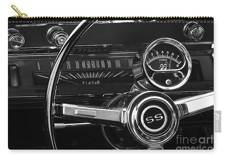 1967 Super Sport Chevelle Zip Pouch featuring the photograph 1967 Chevelle by Dennis Hedberg