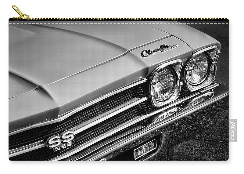 1969 Zip Pouch featuring the photograph 1969 Chevrolet Chevelle SS 396 by Gordon Dean II