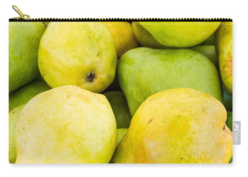 Agriculture Zip Pouch featuring the photograph Bartlett pears #1 by John Trax