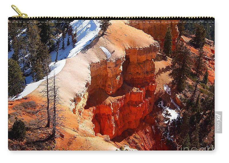 Bryce Canyon Zip Pouch featuring the photograph Bryce canyon Utah #2 by Jennifer Craft