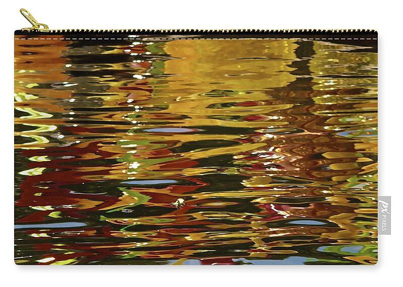 Reflections Zip Pouch featuring the photograph Chihuly Reflections III #2 by John Babis