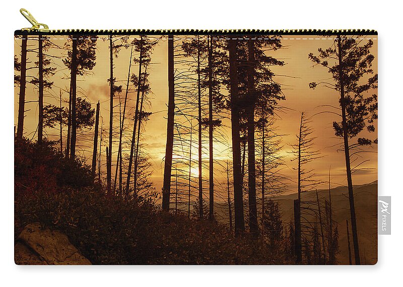 Ron Roberts Photography Zip Pouch featuring the photograph Early Morning #2 by Ron Roberts