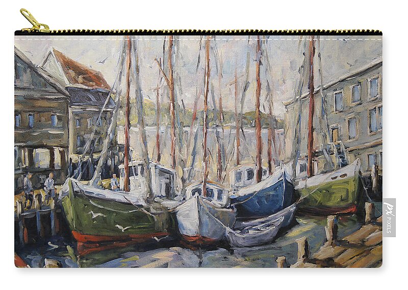 Art Zip Pouch featuring the painting Full House by Prankearts Fine Art #1 by Richard T Pranke
