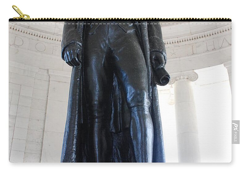 Declaration Of Independence Carry-all Pouch featuring the photograph Jefferson Memorial by Kenny Glover