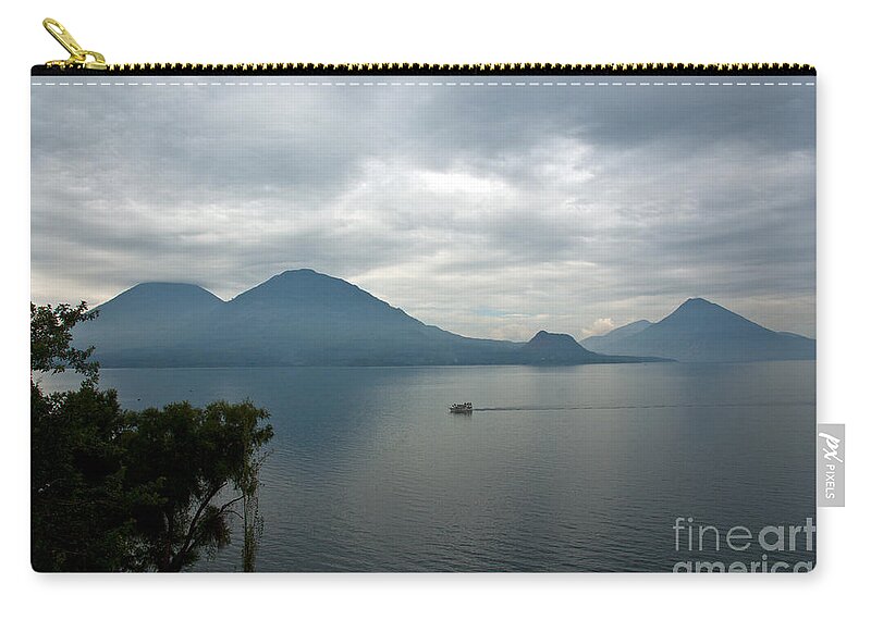 Lake Atitlan Zip Pouch featuring the photograph Lake Atitlan, Guatemala #2 by Mark Newman