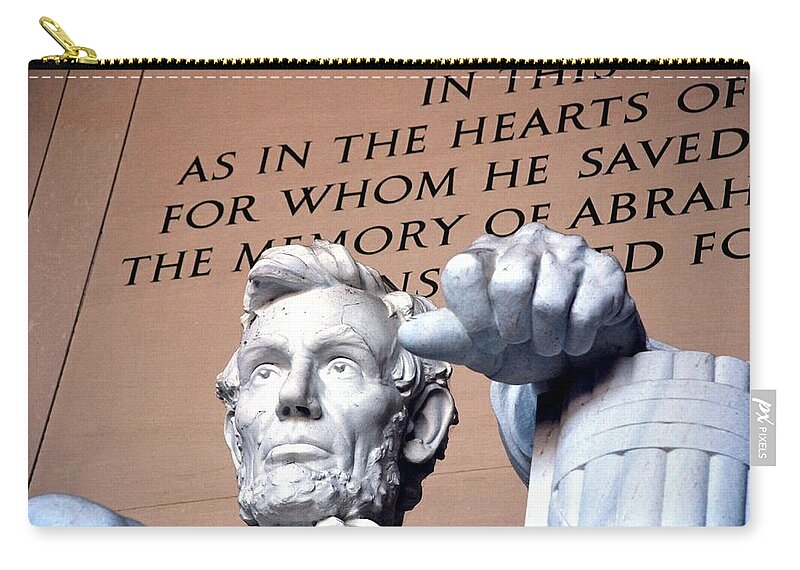 Washington Carry-all Pouch featuring the photograph Lincoln Memorial by Kenny Glover