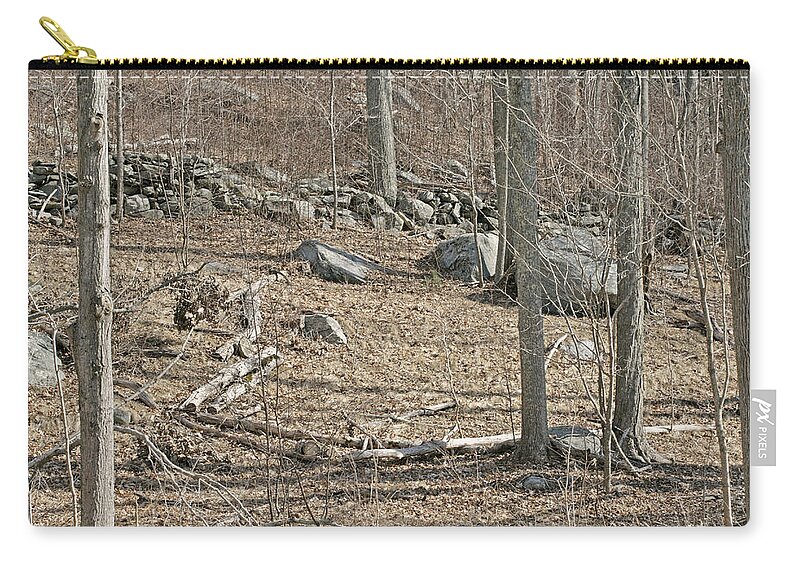 Woods Zip Pouch featuring the photograph Lyme, Ct, Town Eponymous With Lyme #2 by Science Stock Photography