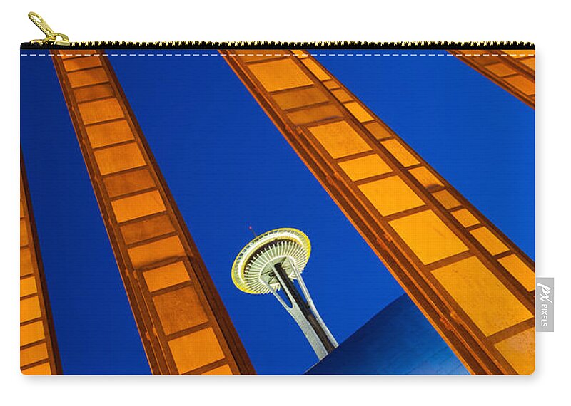 Seattle Zip Pouch featuring the photograph Reach for the sky #4 by Inge Johnsson