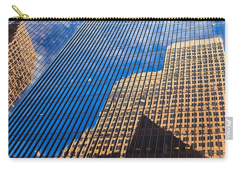 Architecture Zip Pouch featuring the photograph Reflections #2 by Raul Rodriguez