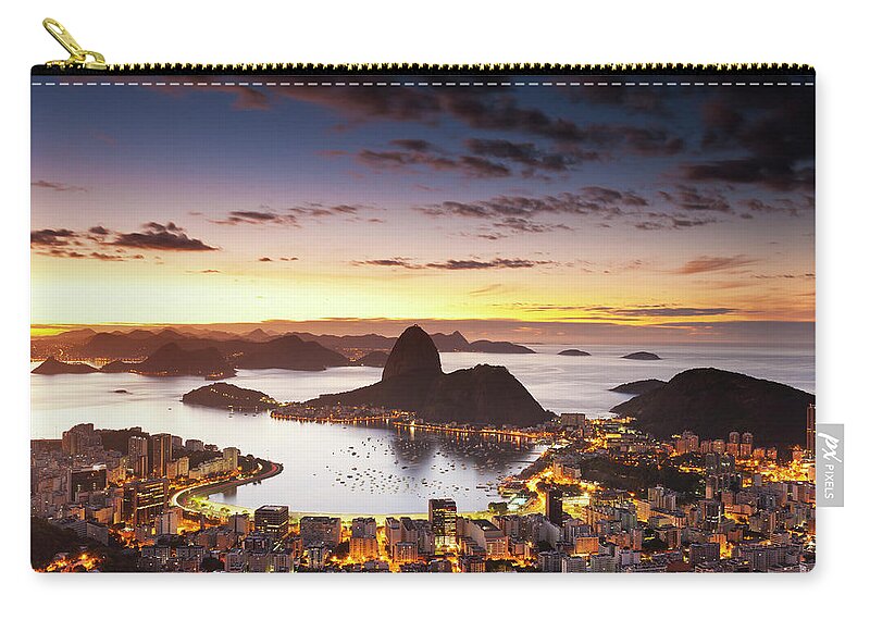 Tranquility Zip Pouch featuring the photograph Rio De Janeiro #2 by Jeremy Walker