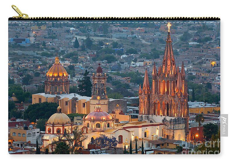 San Miguel De Allende Carry-all Pouch featuring the photograph San Miguel De Allende, Mexico by John Shaw