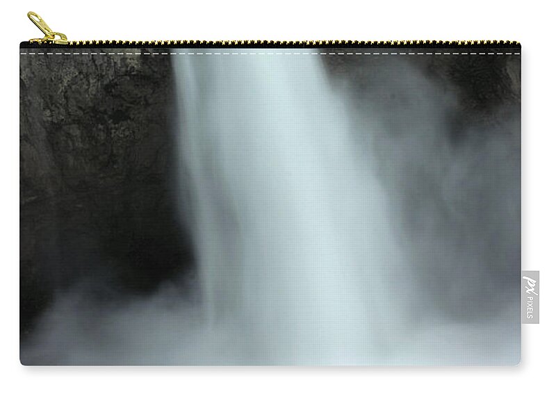 Snoqualmie Falls Zip Pouch featuring the photograph Snoqualmie Falls #2 by Kristin Elmquist