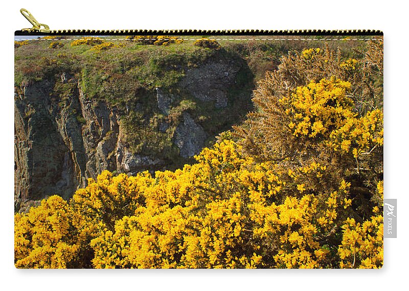 Birth Place Carry-all Pouch featuring the photograph St Non's Bay West Wales by Mark Llewellyn