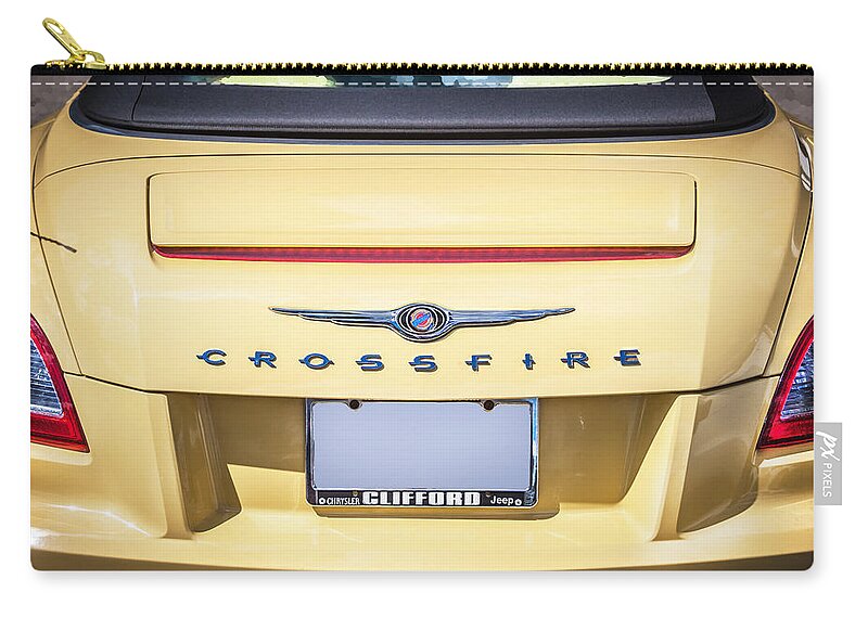 2008 Chrysler Zip Pouch featuring the photograph 2008 Chrysler Crossfire Convertible by Rich Franco