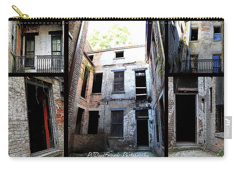 City Walk - Over-the-rhine Zip Pouch featuring the photograph City Walk - Over-the-Rhine #3 by PJQandFriends Photography