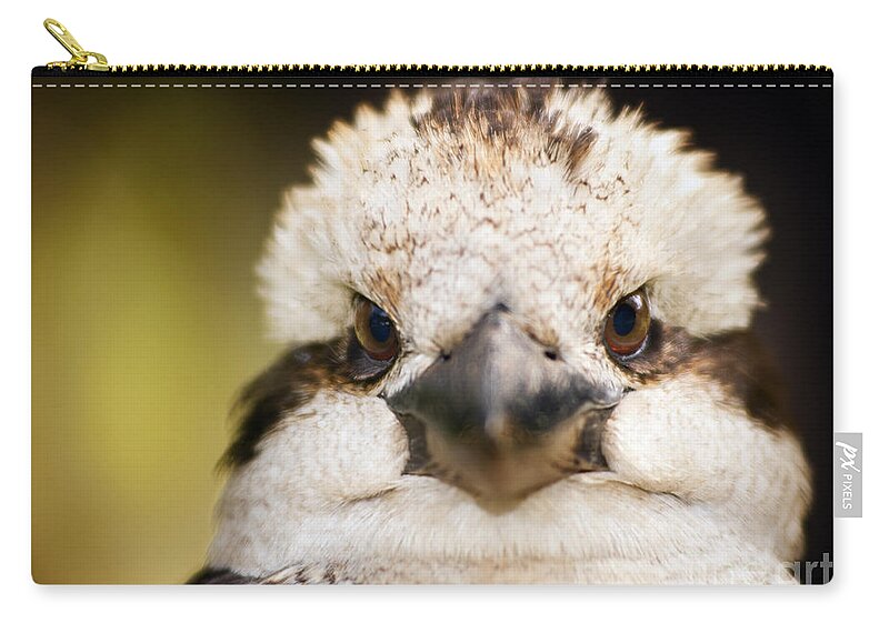 Australia Zip Pouch featuring the photograph Kookaburra #3 by THP Creative