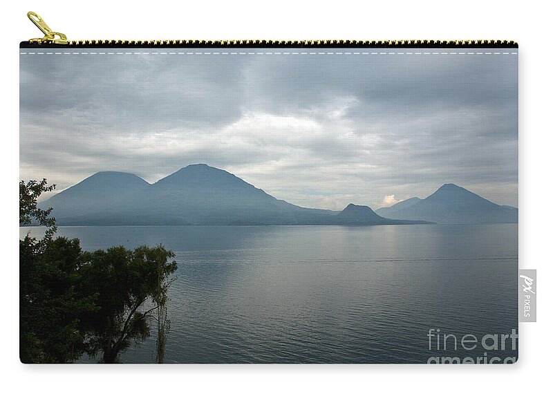 Lake Atitlan Zip Pouch featuring the photograph Lake Atitlan, Guatemala #3 by Mark Newman