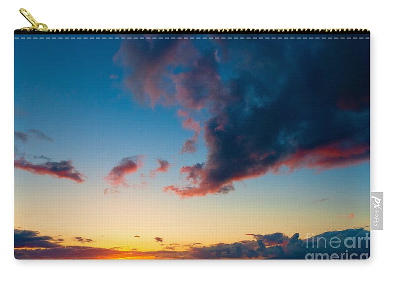 Hawaii Zip Pouch featuring the photograph Sunset on Kaanapali Maui Hawaii USA #3 by Don Landwehrle