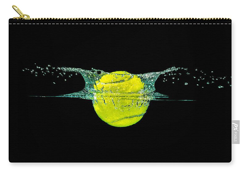 Activity Carry-all Pouch featuring the photograph Tennis Ball by Peter Lakomy