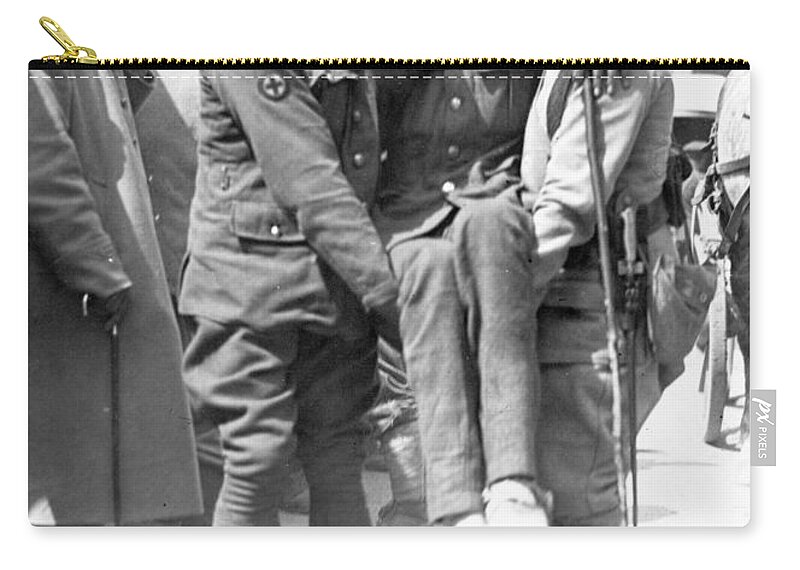 1918 Zip Pouch featuring the photograph Wwi France, 1918 #4 by Granger