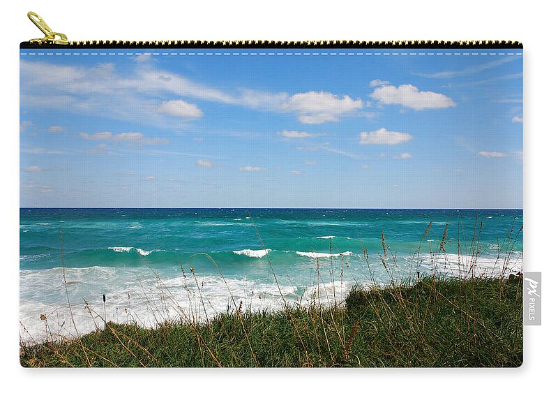 Beach Zip Pouch featuring the photograph 42- Singer Island Florida by Joseph Keane