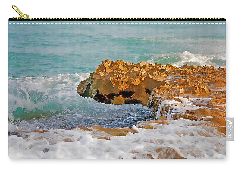 Beach Zip Pouch featuring the photograph 43- Singer Island Florida by Joseph Keane
