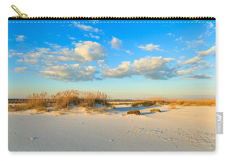 Florida Zip Pouch featuring the photograph Beautiful beach #5 by Raul Rodriguez