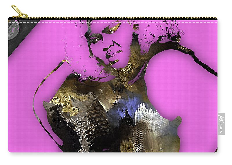Gabourey Sidibe Zip Pouch featuring the mixed media Empire's Gabourey Sidibe Becky #5 by Marvin Blaine