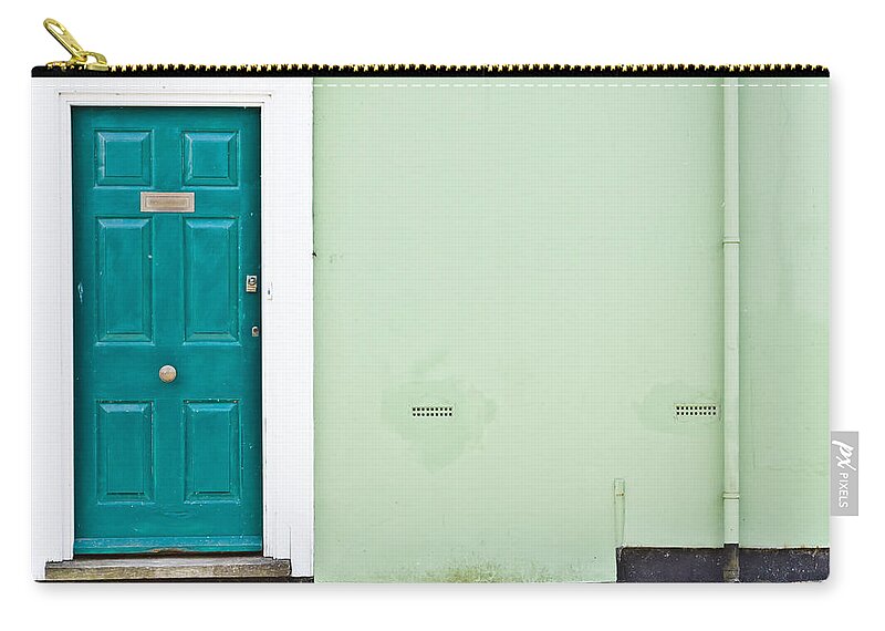 Address Zip Pouch featuring the photograph Front door #5 by Tom Gowanlock