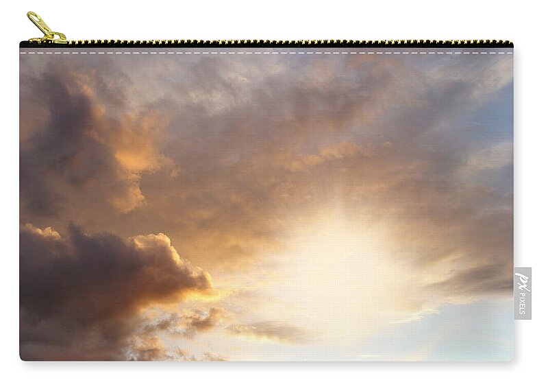 Beautiful Zip Pouch featuring the photograph Sky #5 by Les Cunliffe