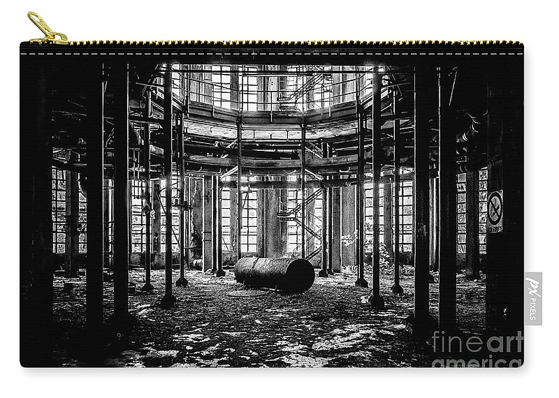 Abandoned Carry-all Pouch featuring the photograph This is the way step inside by Traven Milovich