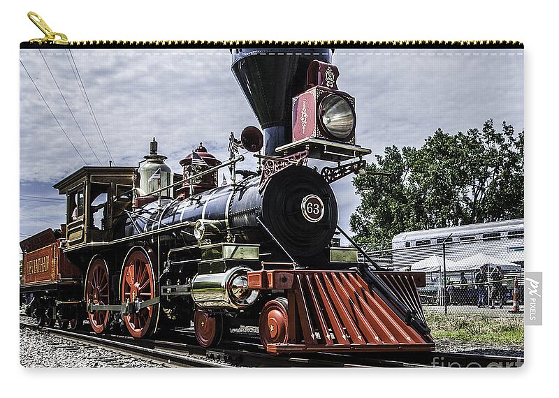 63 Zip Pouch featuring the photograph 63 by Ronald Grogan
