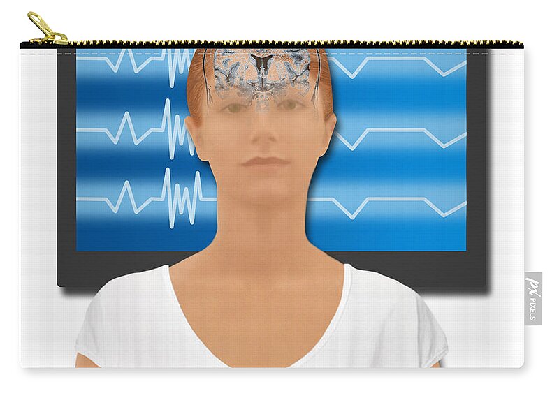Medical Zip Pouch featuring the photograph Biofeedback Therapy #7 by Gwen Shockey