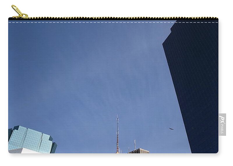 America Zip Pouch featuring the photograph Minneapolis Skyscrapers #7 by Frank Romeo