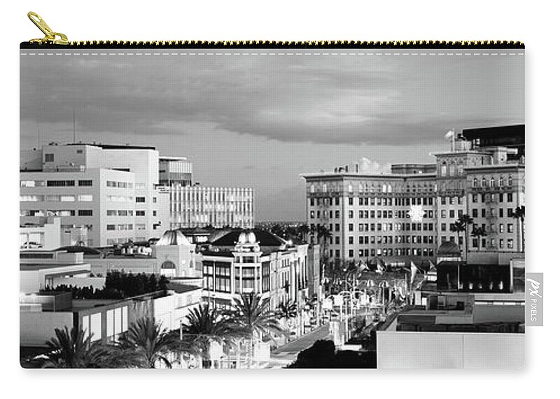 Photography Zip Pouch featuring the photograph High Angle View Of Buildings In A City #79 by Panoramic Images
