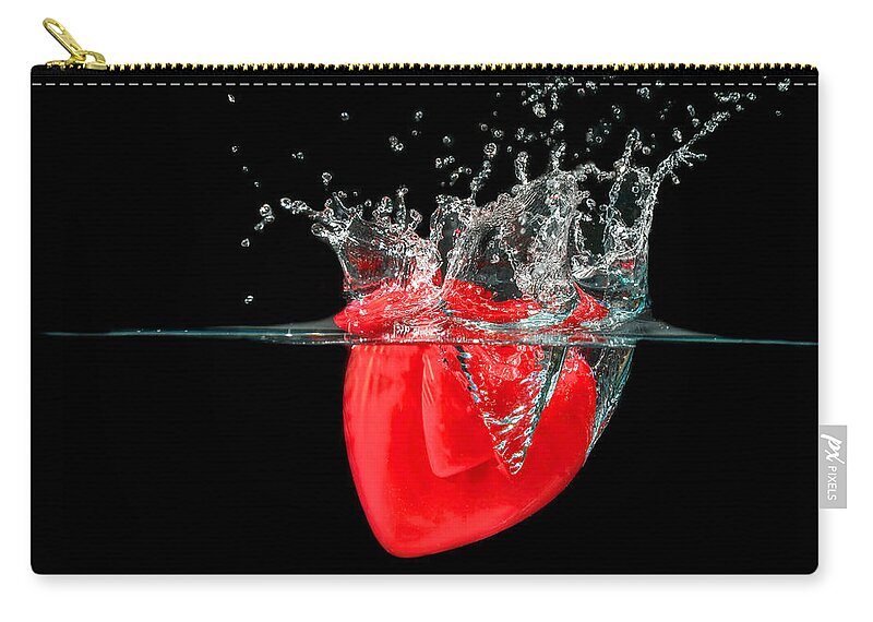 Beauty Carry-all Pouch featuring the photograph Heart by Peter Lakomy