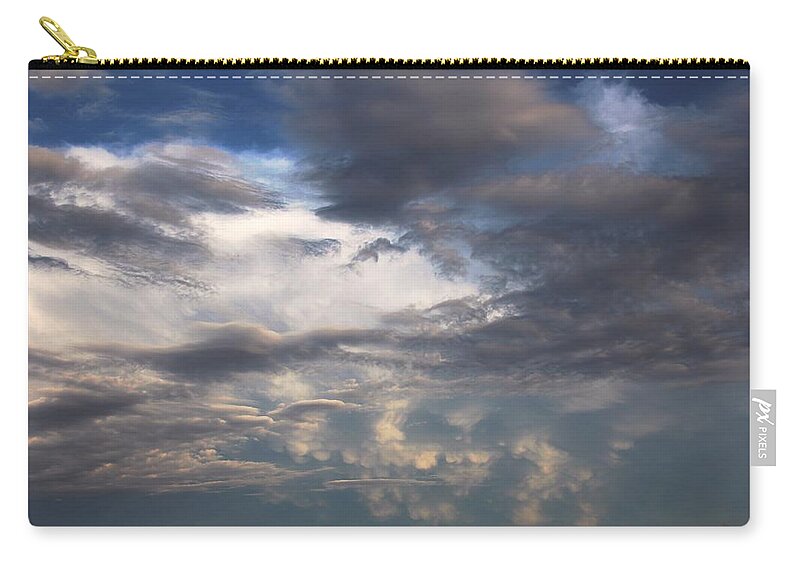 Stormscape Zip Pouch featuring the photograph Let the Storm Season Begin #7 by NebraskaSC