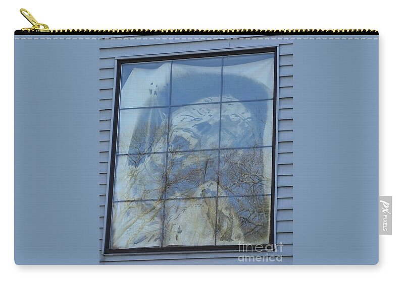 Window Zip Pouch featuring the photograph A Cry For Help by Living Color Photography Lorraine Lynch
